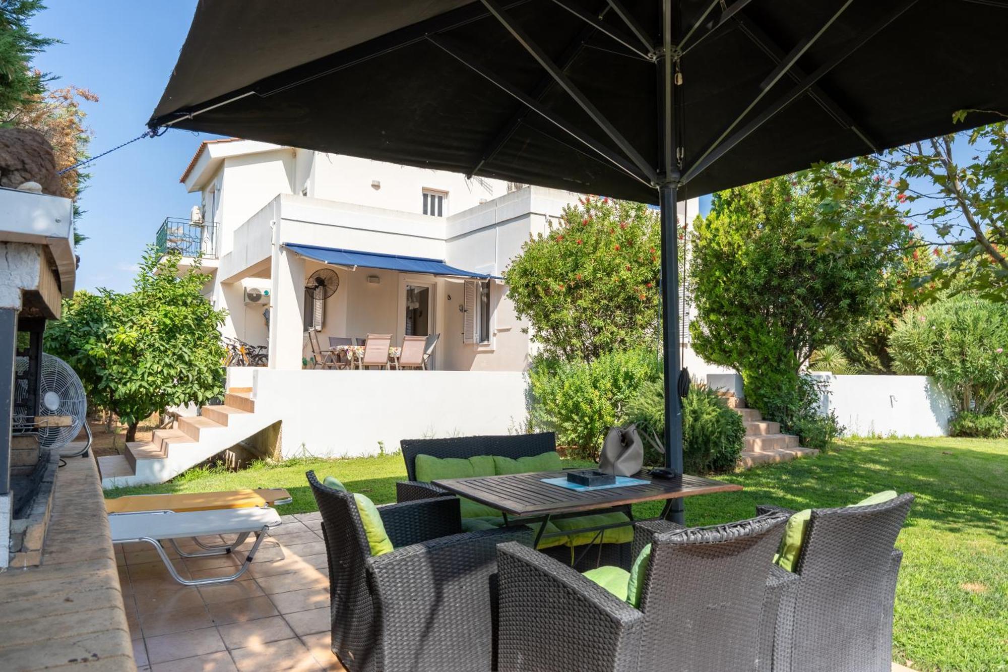 Beautiful Summer Villa In Chalkoutsi Khalkoutsion ภายนอก รูปภาพ