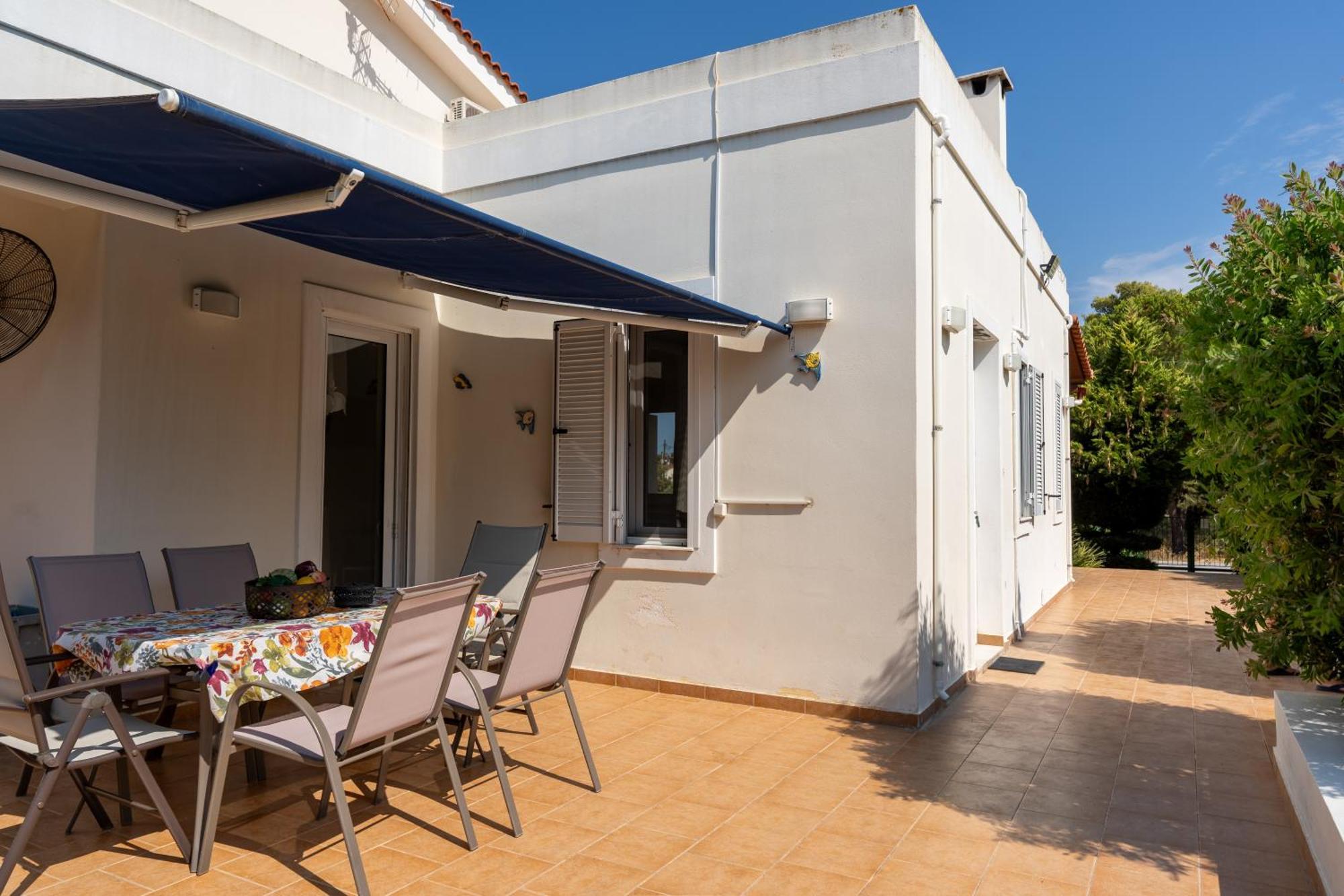 Beautiful Summer Villa In Chalkoutsi Khalkoutsion ภายนอก รูปภาพ